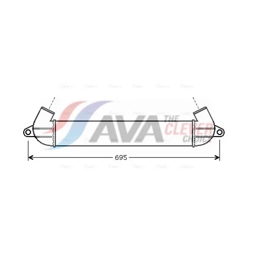 Chladič plniaceho vzduchu AVA QUALITY COOLING FT4271