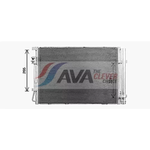 Kondenzátor klimatizácie KA5341D (AVA QUALITY COOLING) - obr. 1