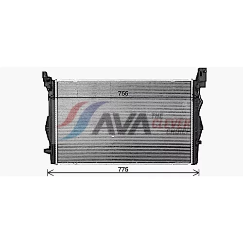 Chladič motora AVA QUALITY COOLING MS2731