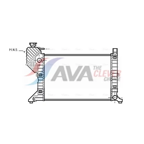 Chladič motora MSA2181 (AVA QUALITY COOLING)