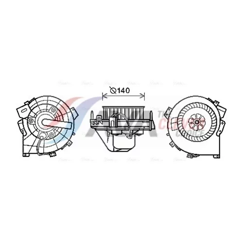 Vnútorný ventilátor AVA QUALITY COOLING OL8609