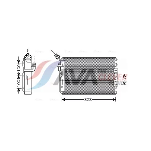 Kondenzátor klimatizácie AVA QUALITY COOLING PR5042