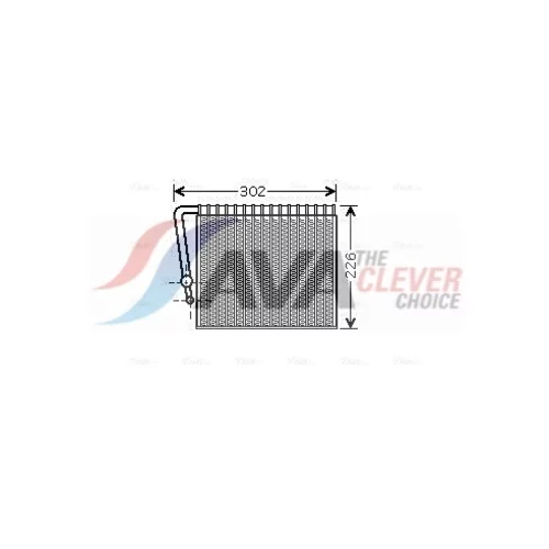 Výparník klimatizácie AVA QUALITY COOLING RTV356
