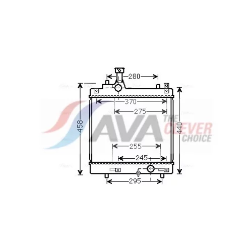 Chladič motora AVA QUALITY COOLING SZA2113