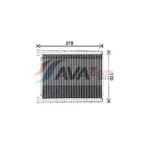 Výmenník tepla vnútorného kúrenia TO6782 (AVA QUALITY COOLING) - obr. 2