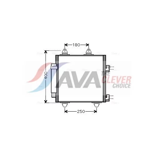 Kondenzátor klimatizácie AVA QUALITY COOLING TOA5414D