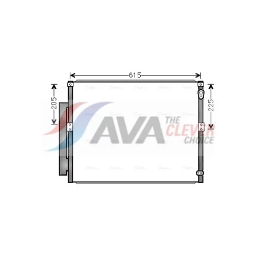 Kondenzátor klimatizácie AVA QUALITY COOLING TOA5564D