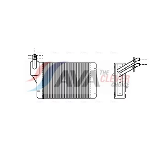 Výmenník tepla vnútorného kúrenia AVA QUALITY COOLING VN6069