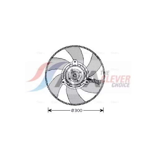 Ventilátor chladenia motora AVA QUALITY COOLING VN7517