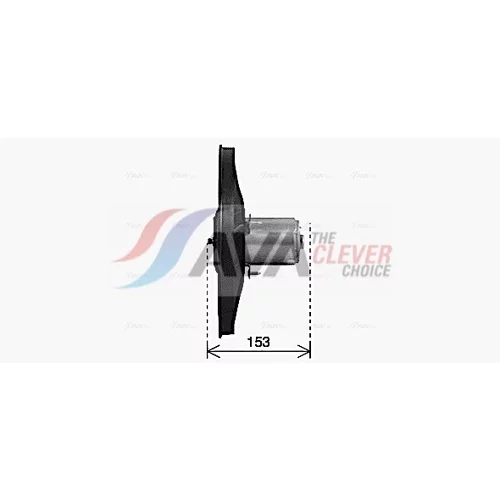 Ventilátor chladenia motora AVA QUALITY COOLING VN7550