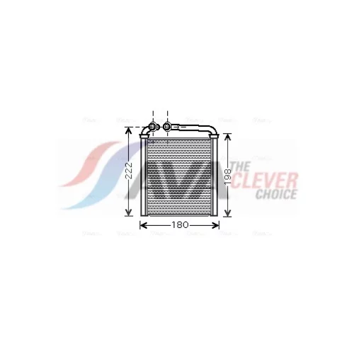 Výmenník tepla vnútorného kúrenia AVA QUALITY COOLING VNA6256