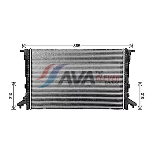 Chladič motora AVA QUALITY COOLING AI2441
