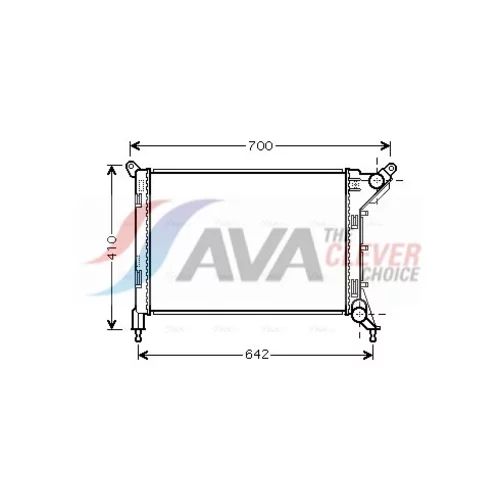 Chladič motora AVA QUALITY COOLING BW2310