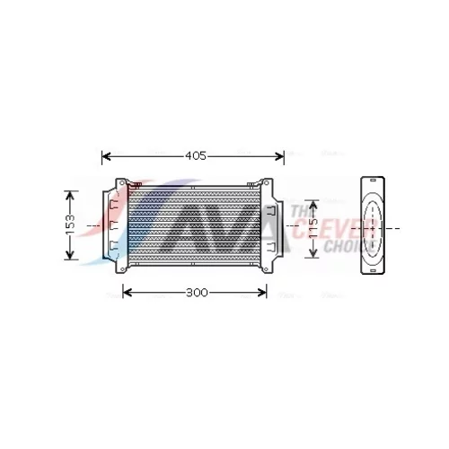 Chladič plniaceho vzduchu AVA QUALITY COOLING BWA4262