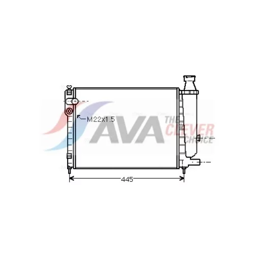 Chladič motora AVA QUALITY COOLING CNA2046