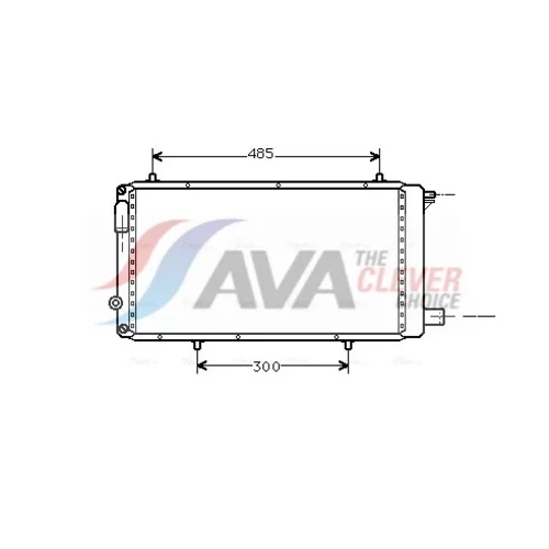 Chladič motora AVA QUALITY COOLING CNA2073