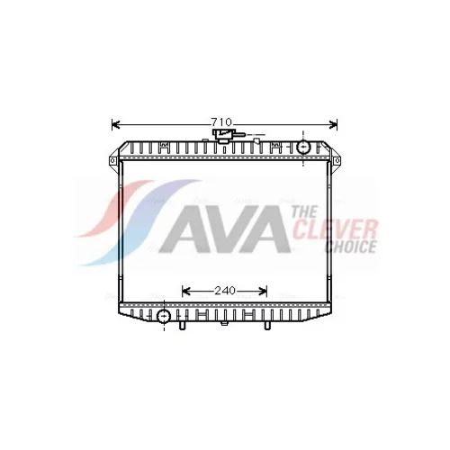 Chladič motora AVA QUALITY COOLING DN2148