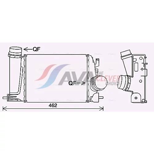 Chladič plniaceho vzduchu AVA QUALITY COOLING DN4451