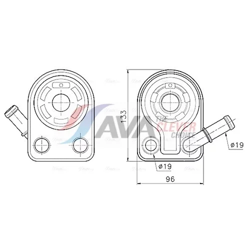 Chladič motorového oleja AVA QUALITY COOLING FD3701