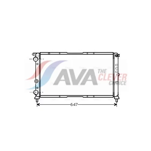 Chladič motora AVA QUALITY COOLING FT2142