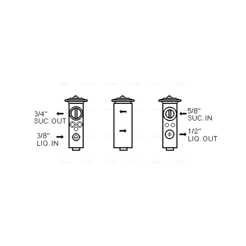 Expanzný ventil klimatizácie AVA QUALITY COOLING JD1029