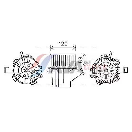 Vnútorný ventilátor AVA QUALITY COOLING MC8018
