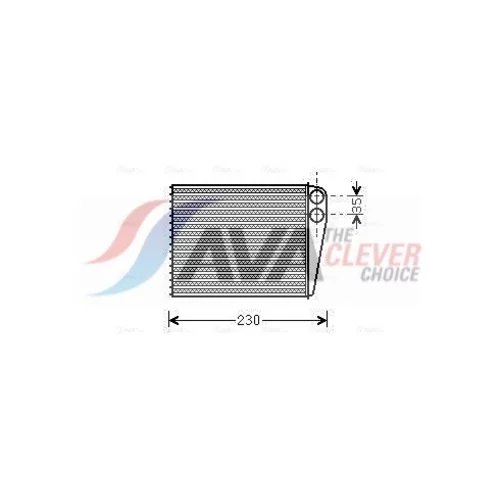 Výmenník tepla vnútorného kúrenia AVA QUALITY COOLING MSA6465