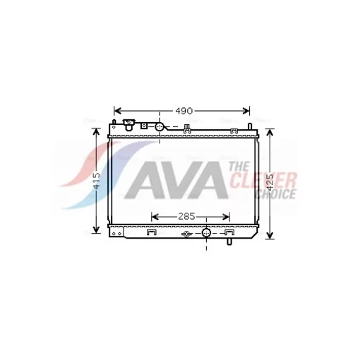 Chladič motora AVA QUALITY COOLING MZ2214