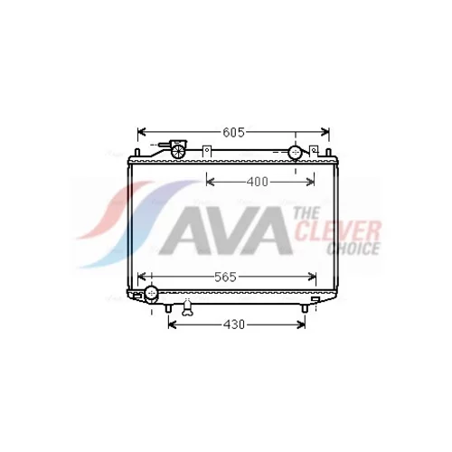 Chladič motora AVA QUALITY COOLING MZ2235