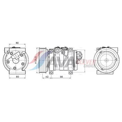Kompresor klimatizácie AVA QUALITY COOLING MZAK302
