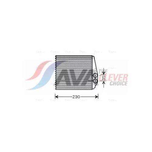 Výmenník tepla vnútorného kúrenia AVA QUALITY COOLING OLA6355