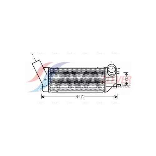 Chladič plniaceho vzduchu AVA QUALITY COOLING PEA4279