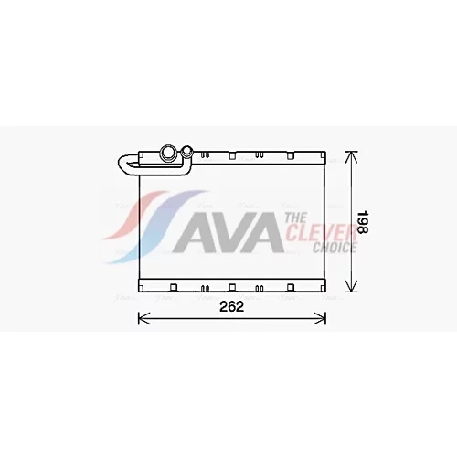 Výparník klimatizácie AVA QUALITY COOLING PEV405