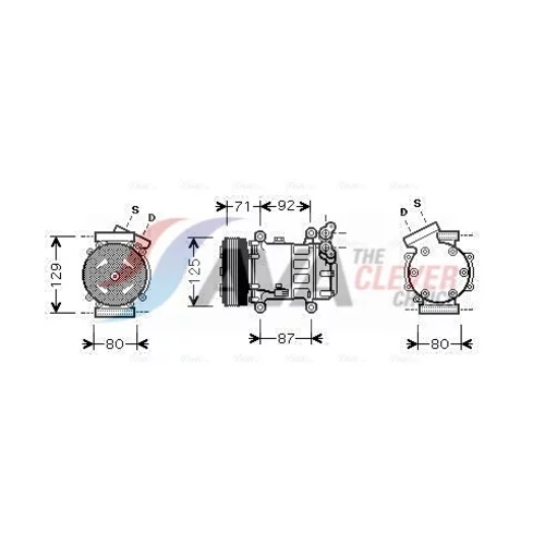 Kompresor klimatizácie RTAK401 (AVA QUALITY COOLING)