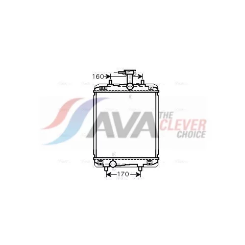 Chladič motora AVA QUALITY COOLING TO2360