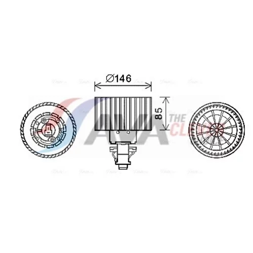 Vnútorný ventilátor AVA QUALITY COOLING AI8374