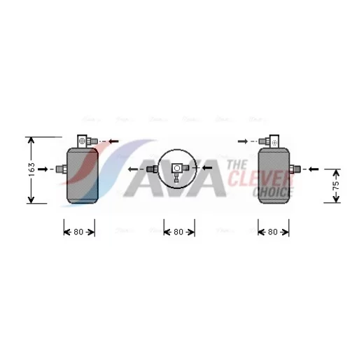 vysúšač klimatizácie AVA QUALITY COOLING CND163
