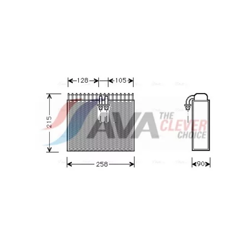 Výparník klimatizácie AVA QUALITY COOLING FTV071