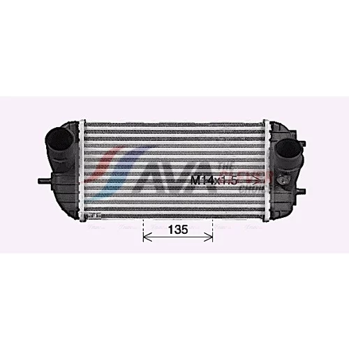 Chladič plniaceho vzduchu KA4329 (AVA QUALITY COOLING) - obr. 1
