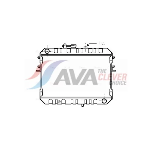 Chladič motora AVA QUALITY COOLING MZ2046