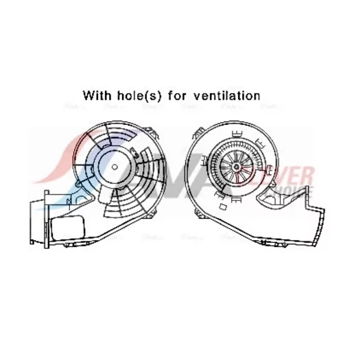 Vnútorný ventilátor OL8644 (AVA QUALITY COOLING)