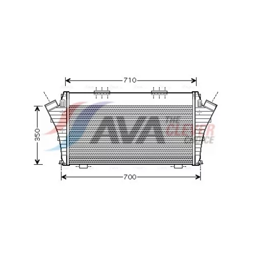 Chladič plniaceho vzduchu AVA QUALITY COOLING OLA4401