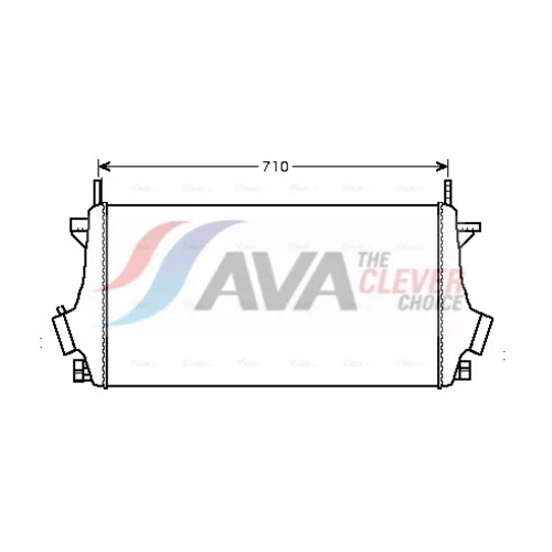Chladič plniaceho vzduchu AVA QUALITY COOLING OLA4476