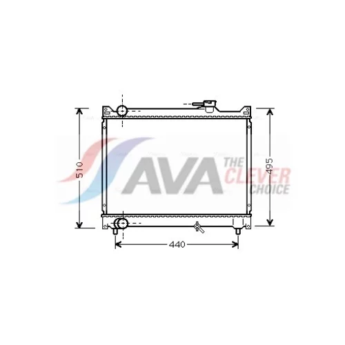 Chladič motora SZ2046 (AVA QUALITY COOLING)
