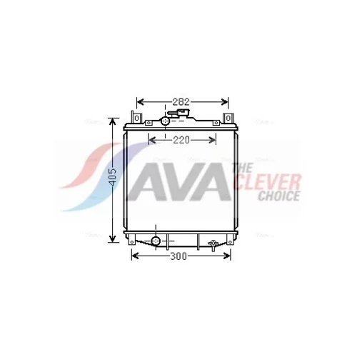 Chladič motora AVA QUALITY COOLING SZ2059