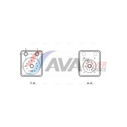 Chladič motorového oleja VN3093 (AVA QUALITY COOLING)