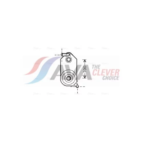 Chladič oleja automatickej prevodovky AVA QUALITY COOLING VN3110