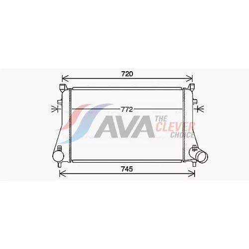 Chladič plniaceho vzduchu AVA QUALITY COOLING VN4403