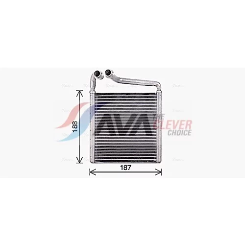 Výmenník tepla vnútorného kúrenia VN6416 (AVA QUALITY COOLING) - obr. 1