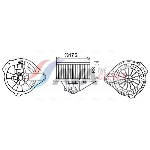 Vnútorný ventilátor AVA QUALITY COOLING VO8182